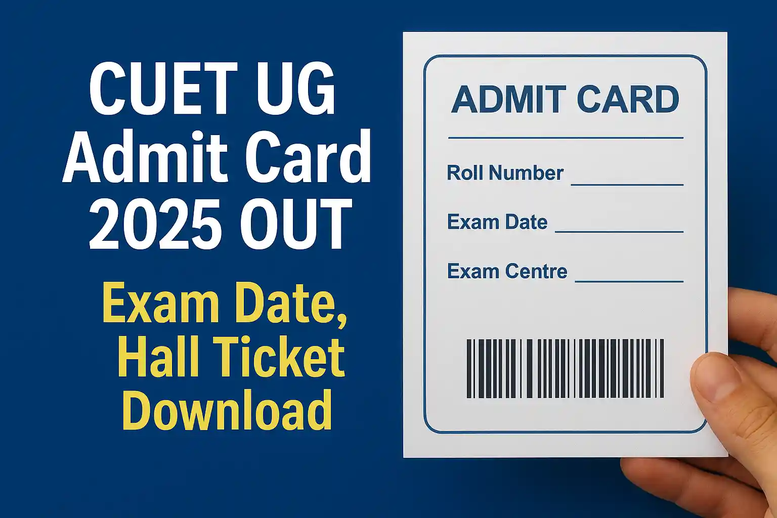 CUET UG Admit Card