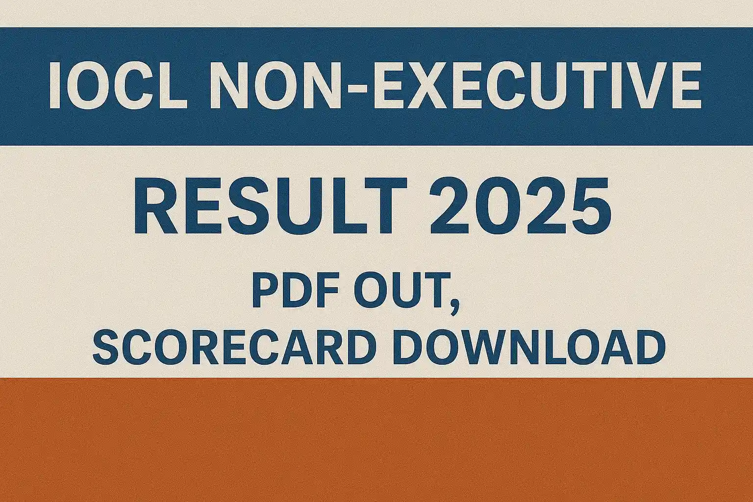 IOCL Non-Executive Result 2025