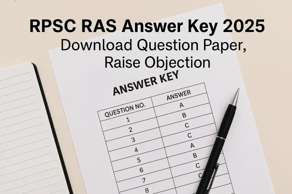 RPSC RAS Answer Key 2025