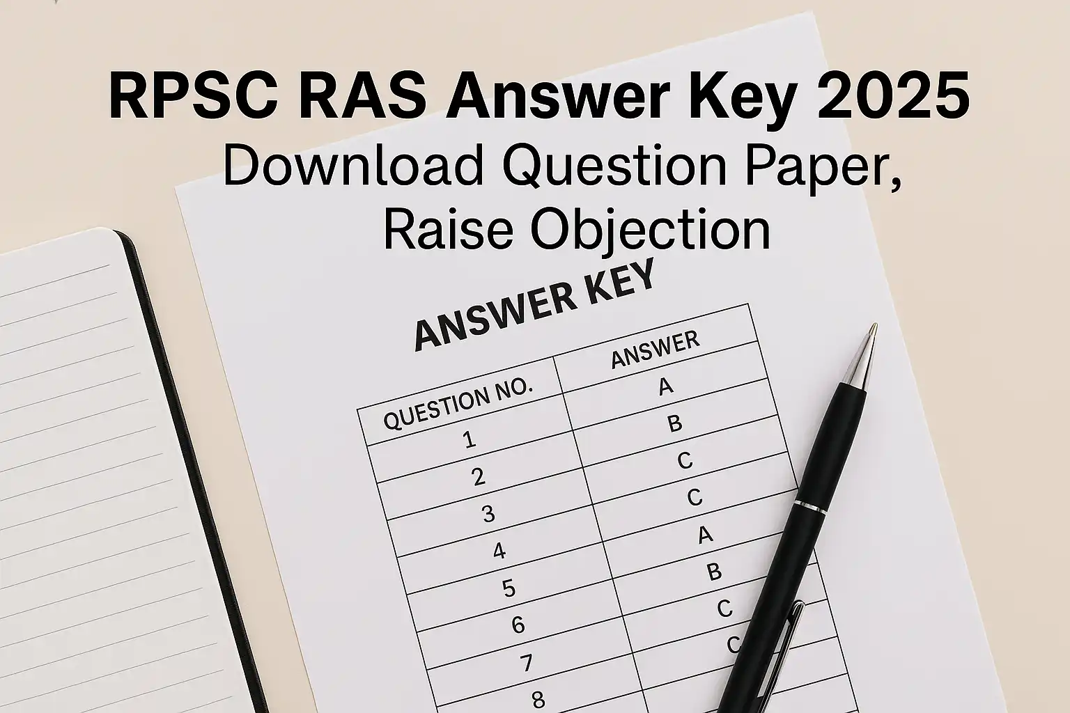 RPSC RAS Answer Key 2025