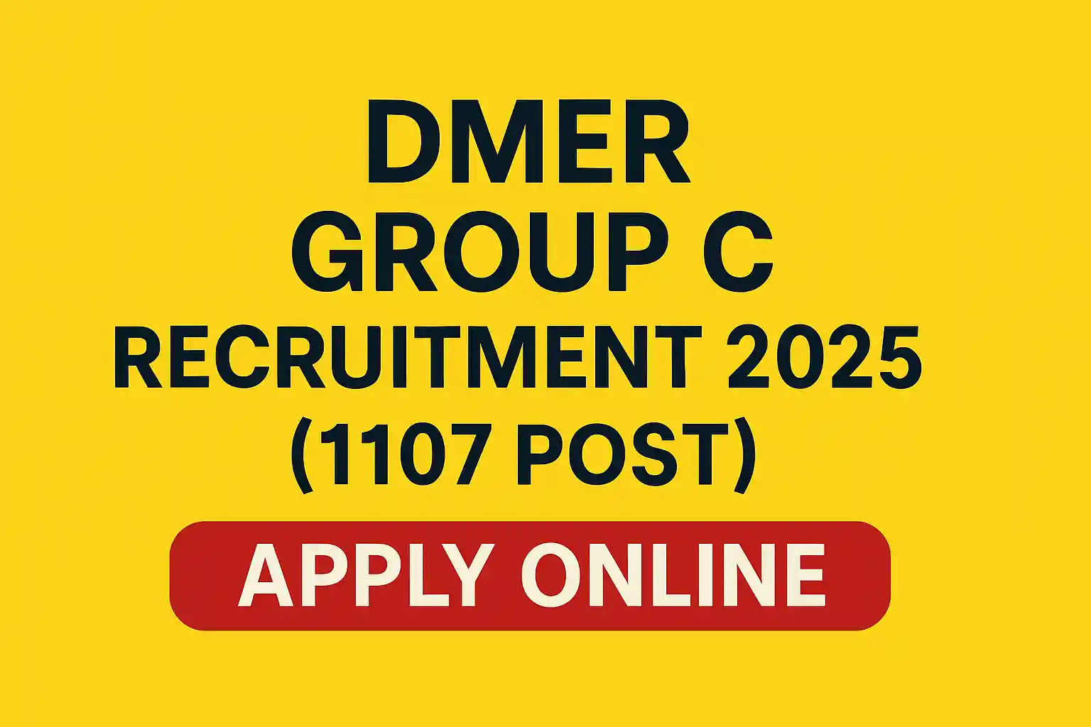 DMER Group C Recruitment
