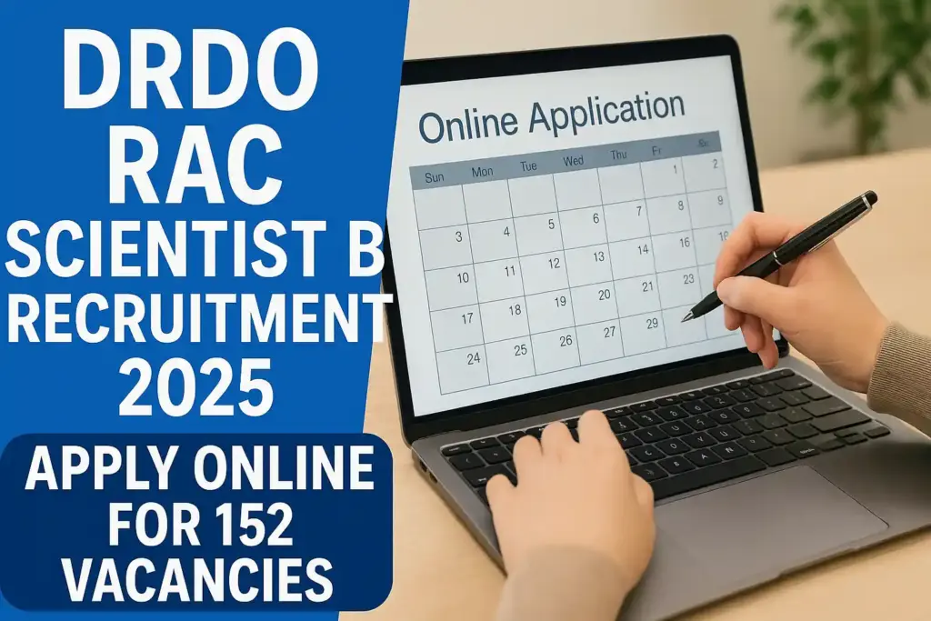 DRDO RAC Scientist B Recruitment