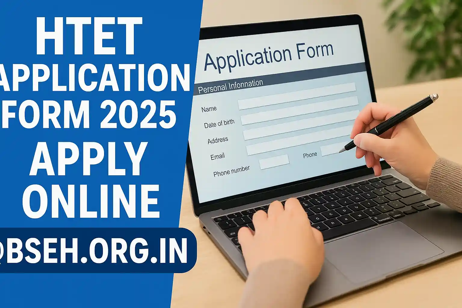 HTET Application Form 2025