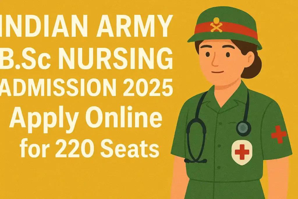 Indian Army B.Sc Nursing Admission