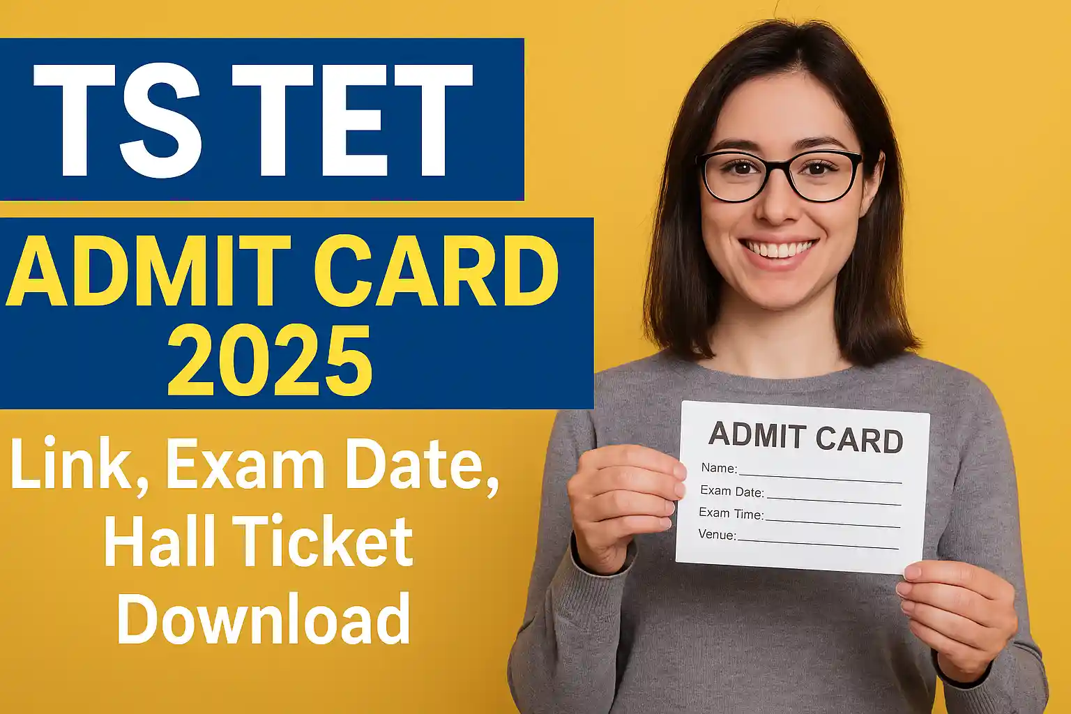 TS TET Admit Card 2025