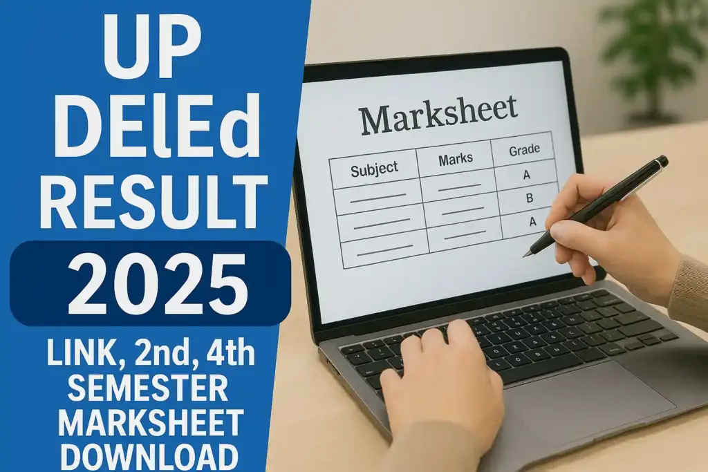 UP DElEd Result 2025