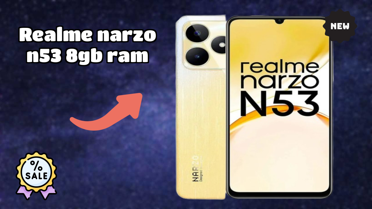 Realme Narzo N53 8GB RAM Display Analysis: IPS LCD Quality