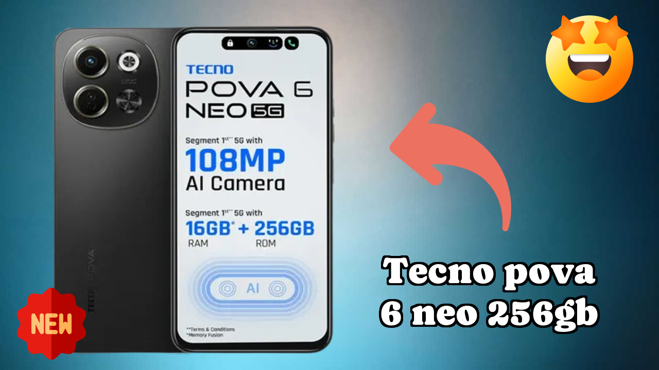 Tecno Pova 6 Neo 256GB at ₹13,988 - Best Features Highlighted