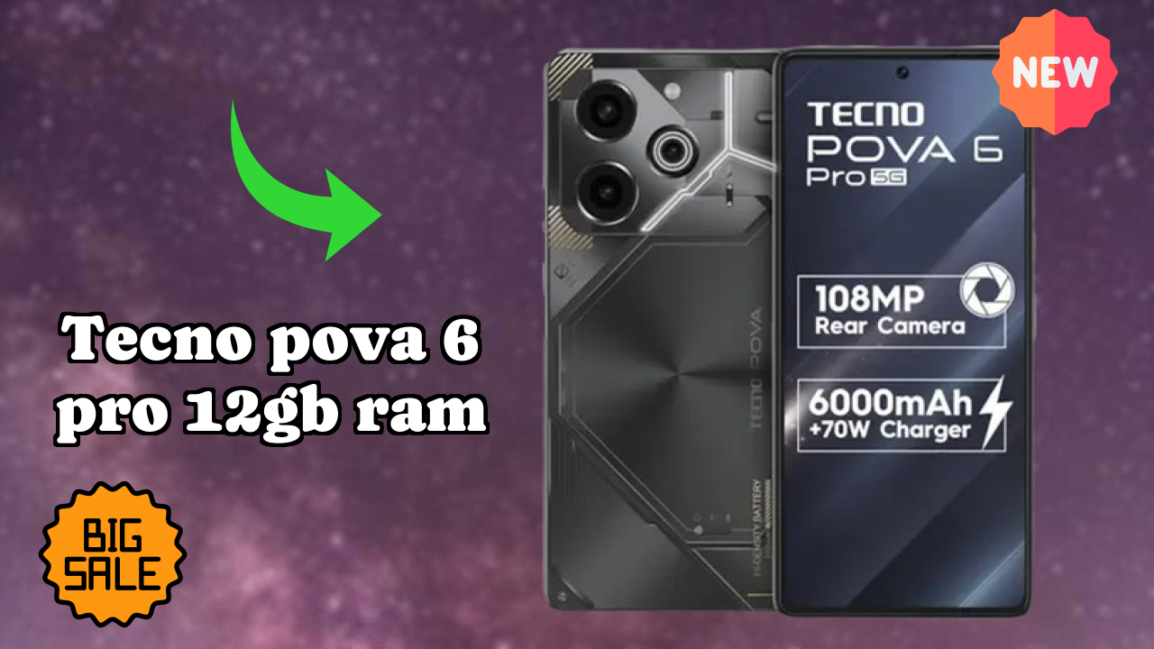 Tecno Pova 6 Pro 12GB RAM Price Drop: Now at ₹19,380 Only